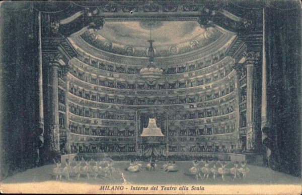 Milano, Interno del Teatro alla Scala Vorderseite
