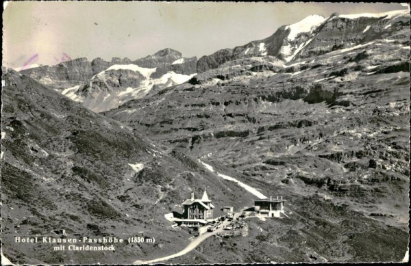 Klausenpass Vorderseite