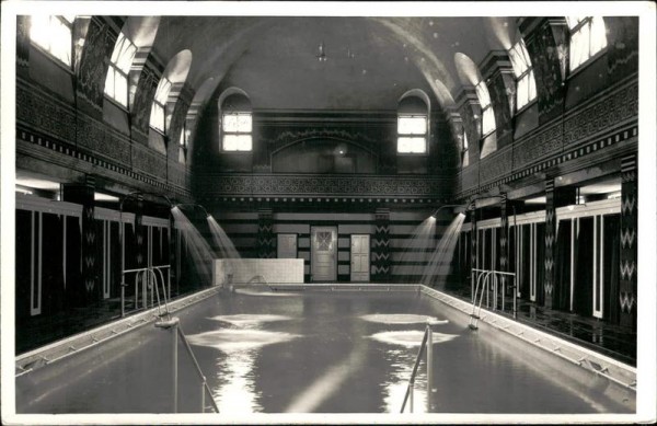 Thermalschwimmbad,Bad Ragaz Vorderseite