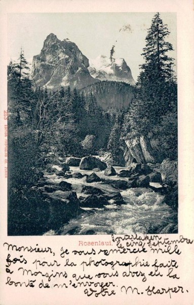 Rosenlaui Vorderseite