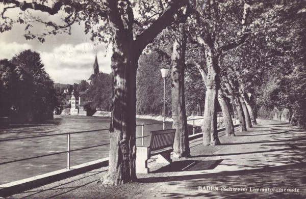 Baden, Limmatpromenade