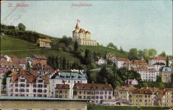 St. Gallen, Scheffelstein Vorderseite