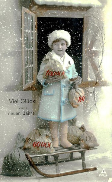 Viel Glück zum neuen Jahre! Vorderseite