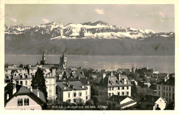 Lausanne et les Alpes Vorderseite
