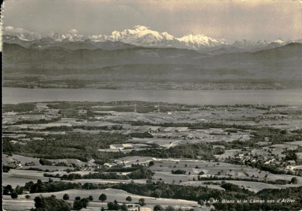 Mont Blanc et le Lac Léman vus d'Arzier Vorderseite