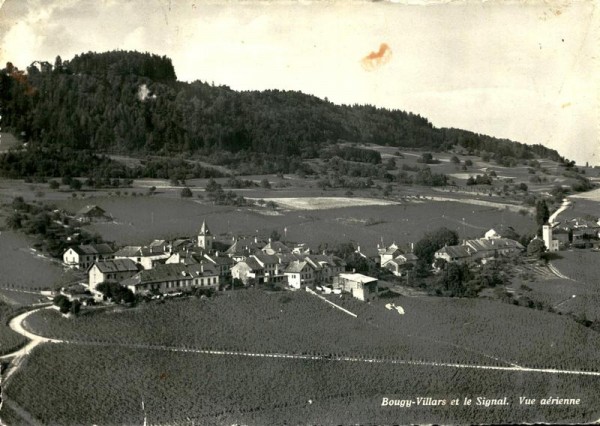 Bougy-Villars et le Signal, Vue aerienne Vorderseite