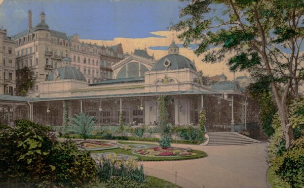Karlsbad, Stadtpark Vorderseite