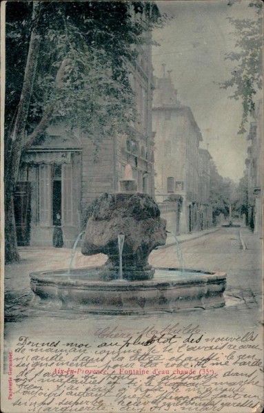 Aix-en-Provence - Fontaine Vorderseite