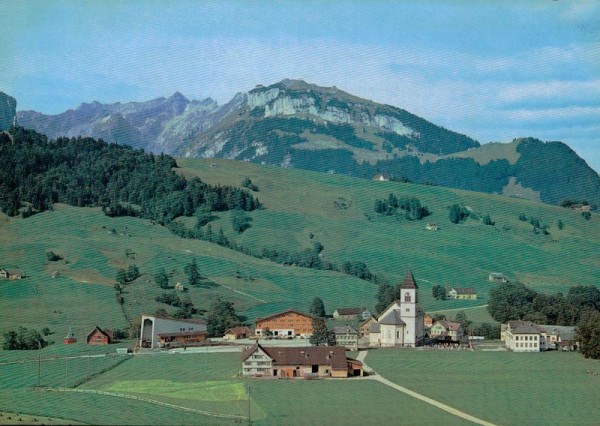 Brülisau mit Säntis, Ebenalp und Wildkirchli Vorderseite