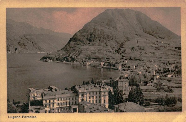 Lugano-Paradiso, Monte San Salvatore Vorderseite