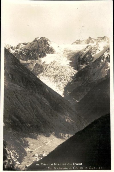 Trient et le  Glacier du Trient Vorderseite