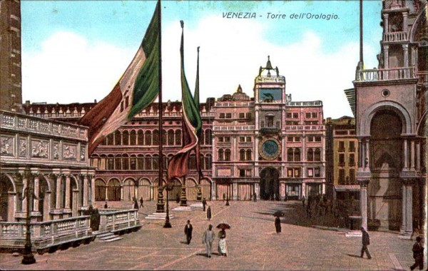 Venezia, Torre dell'Orologio Vorderseite
