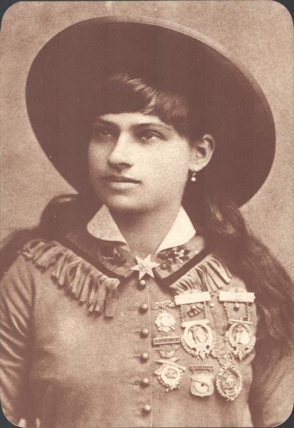 Anni Oakley "Little Miss Sure Shot" 1860-1926 Vorderseite