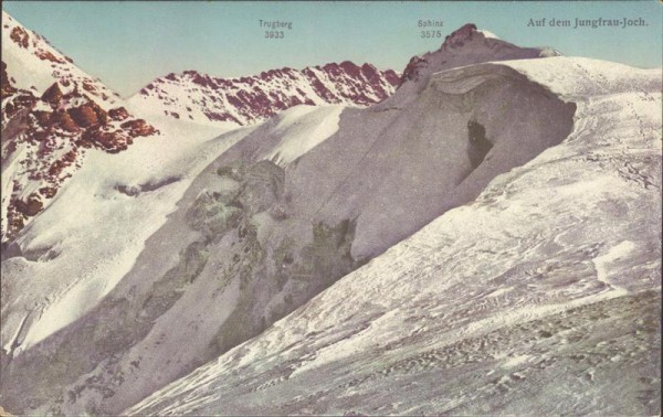 Auf dem Jungfrau-Joch. Vorderseite