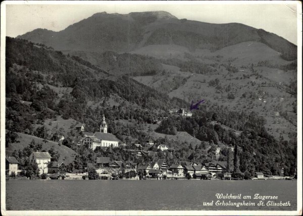 Walchwil am Zugersee und Erholungsheim St. Elisabeth Vorderseite