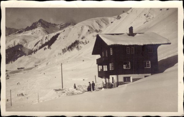 unbekanntes Haus, ev. Sedrun Vorderseite