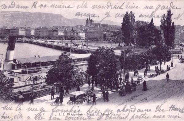 Genève - Pont du Mont-Blanc