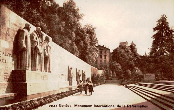Monument International de la Réformation, Genève Vorderseite