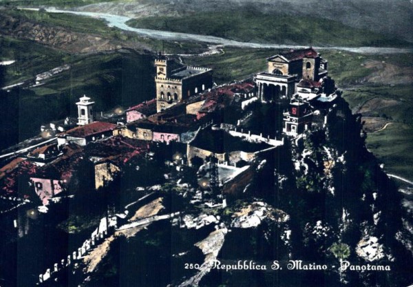 Repubblica San Marino, Panorama Vorderseite