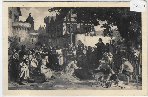 Schloss Kyburg - Verurteilung Rudolfs von der Wart