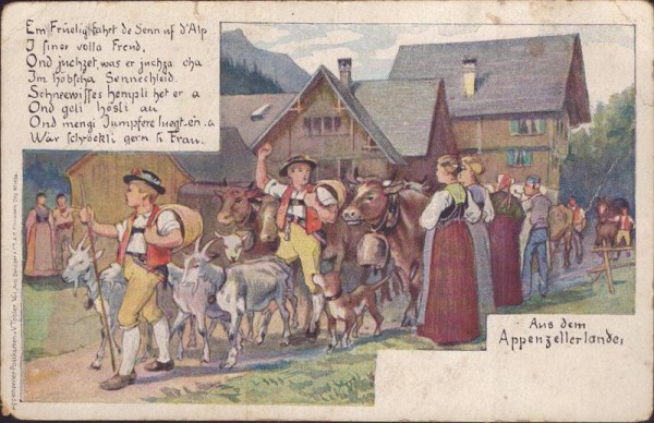 Aus dem Appenzellerlande Vorderseite