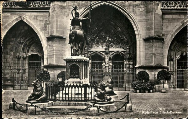 Bern - Rudolf von Erlach-Denkmal Vorderseite
