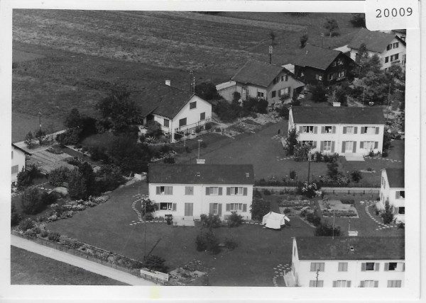 Flugaufnahme Zell ZH Stationsstrasse - Foto: 90x125mm