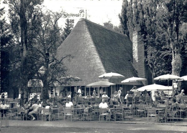 Park im Grüene, Rüschlikon ZH, Strohhaus Vorderseite