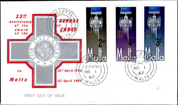 Briefmarken Malta 1967 Vorderseite