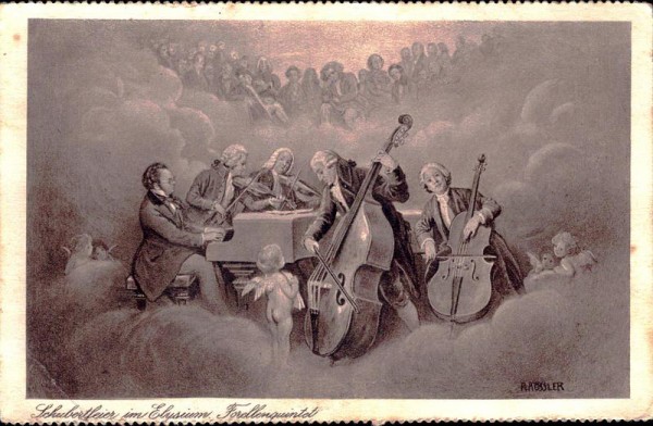 Schubertfeier im Elysium Forellenquintet Vorderseite