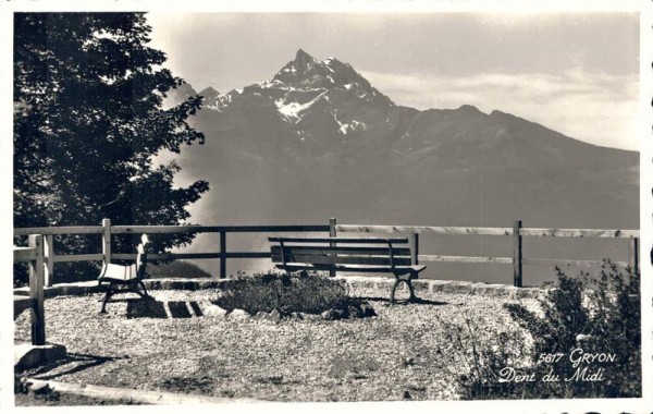 Gryon. Dents du Midi Vorderseite