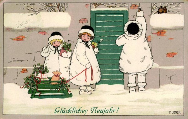 Glückliches Neujahr! Vorderseite