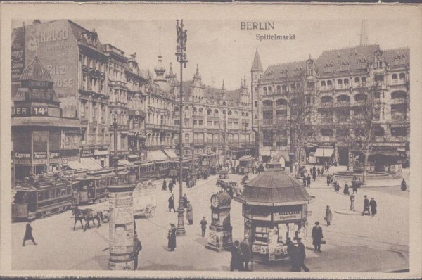Berlin, Spittelmarkt Vorderseite