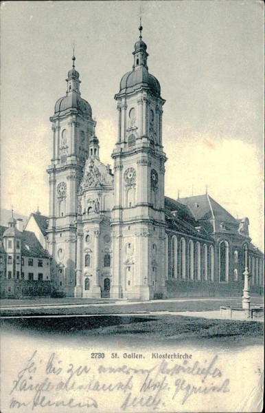 St. Gallen, Klosterkirche Vorderseite