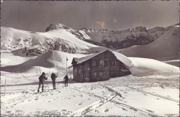 Berghaus Restaurant Elsigenalp Vorderseite