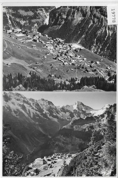 Mürren mit Grosshorn u. Breithorn