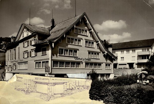 Sidwald Neu St. Johann, Gasthof und Metzgerei zum Ochsen Vorderseite