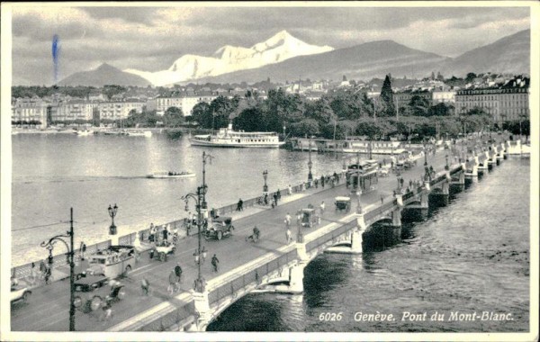 Genève - Pont du Mont-Blanc (4810 m) Vorderseite