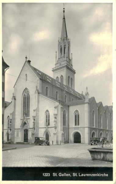 St. Gallen, St. Laurenzenkirche Vorderseite