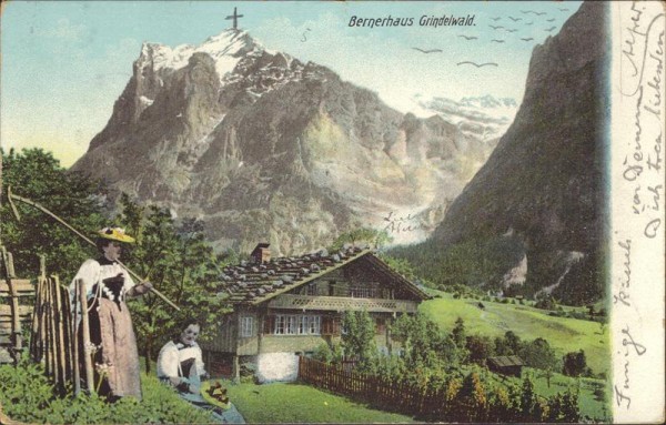 Berghaus Grindelwald. Vorderseite