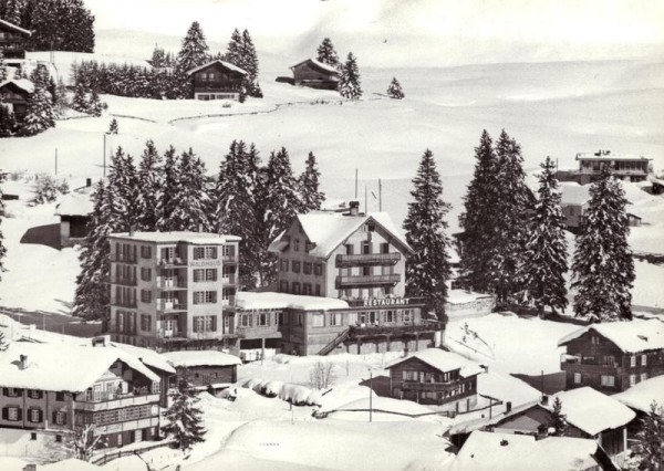 Hotel - Restaurant Waldhaus, Valbella - Lenzerheide - Flugaufnahmen Vorderseite