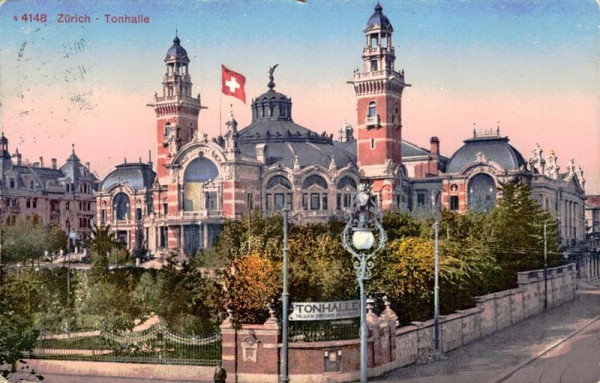 Zürich, Tonhalle Vorderseite