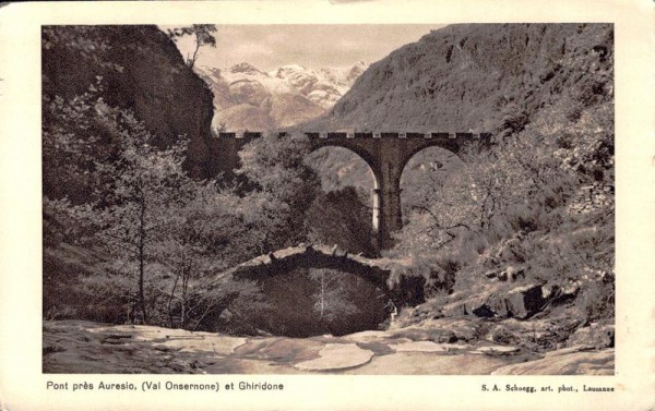 Pont près Auressio et Ghiridone Vorderseite