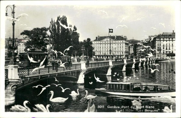 Genève - Pont du Mont Blanc Vorderseite