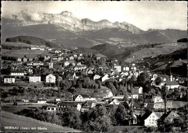 Herisau mit Säntis Vorderseite