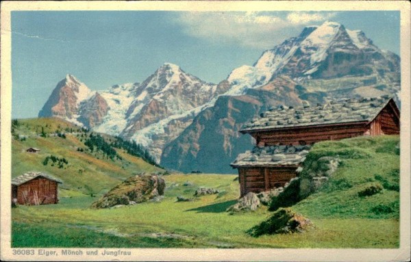 Eiger, Mönch und Jungfrau Vorderseite