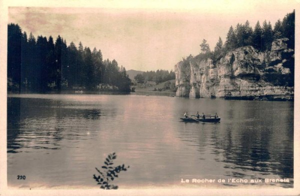 Le Rocher de l`Echo aux Brenets Vorderseite