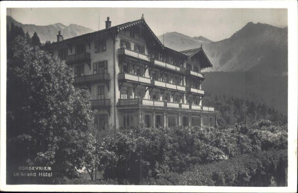 Corbeyrier Le Grand Hotel Vorderseite