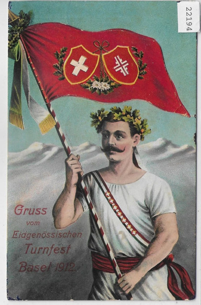 Gruss vom Eidg. Turnfest Basel 1912 - Leporello