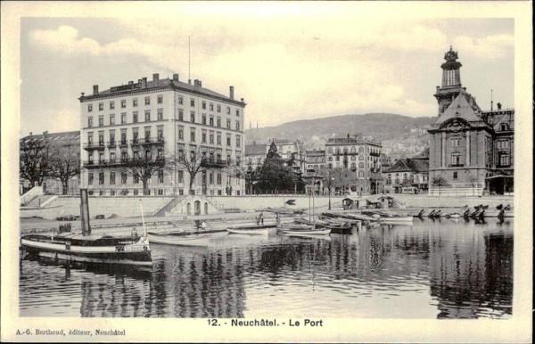 Neuchâtel - Le Port Vorderseite